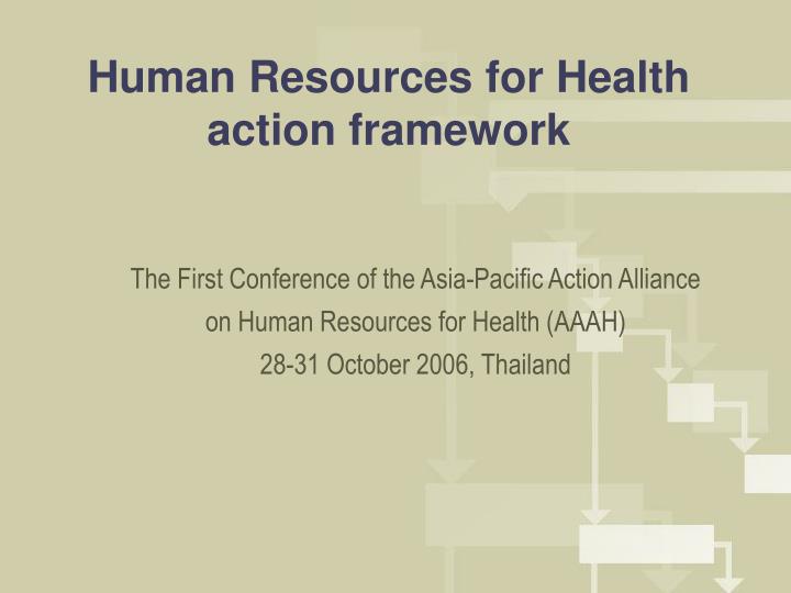 human resources for health action framework