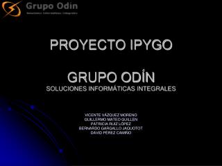 proyecto ipygo grupo od n soluciones inform ticas integrales