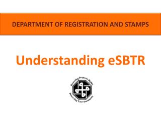 Understanding eSBTR