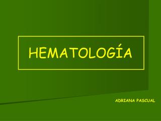 hematolog a