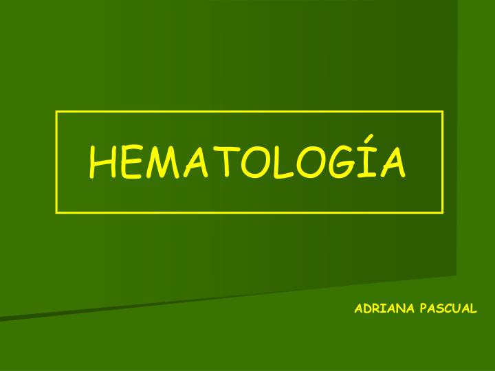 hematolog a