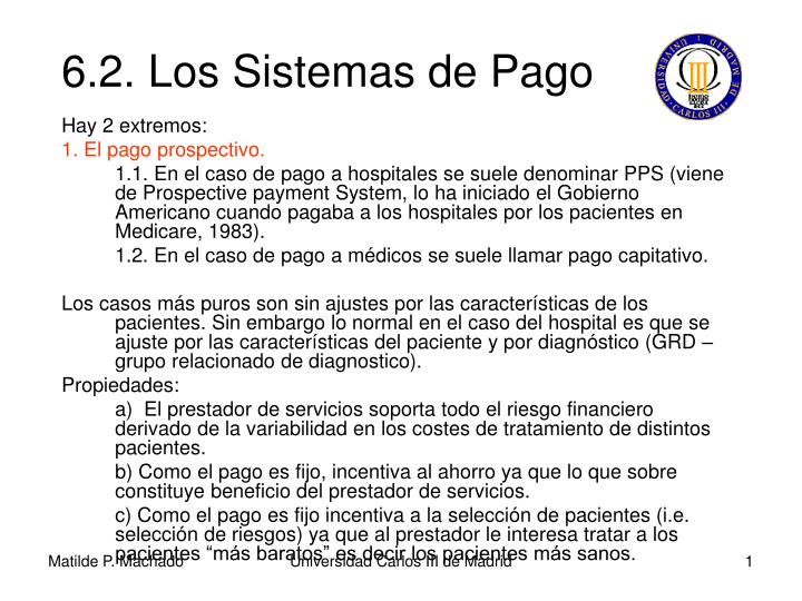 6 2 los sistemas de pago