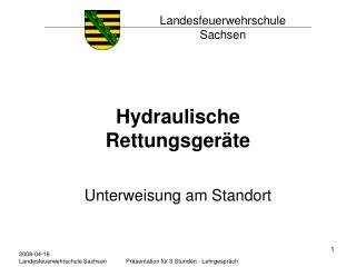 Hydraulische Rettungsgeräte