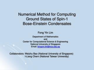 Numerical Method for Computing Ground States of Spin-1 Bose-Einstein Condensates