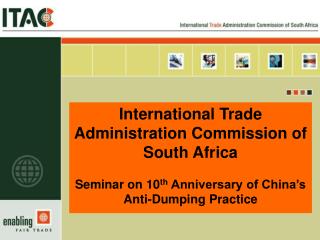 International Trade Administration Commission of South Africa