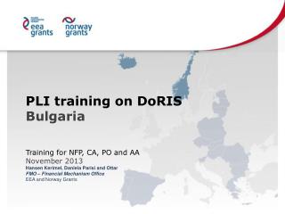 PLI training on DoRIS Bulgaria