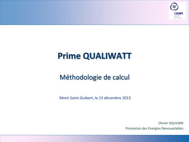 prime qualiwatt m thodologie de calcul