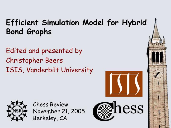 efficient simulation model for hybrid bond graphs