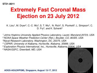 Extremely Fast Coronal Mass Ejection on 23 July 2012