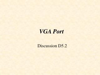 VGA Port