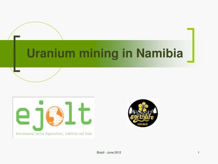 uranium mining in namibia