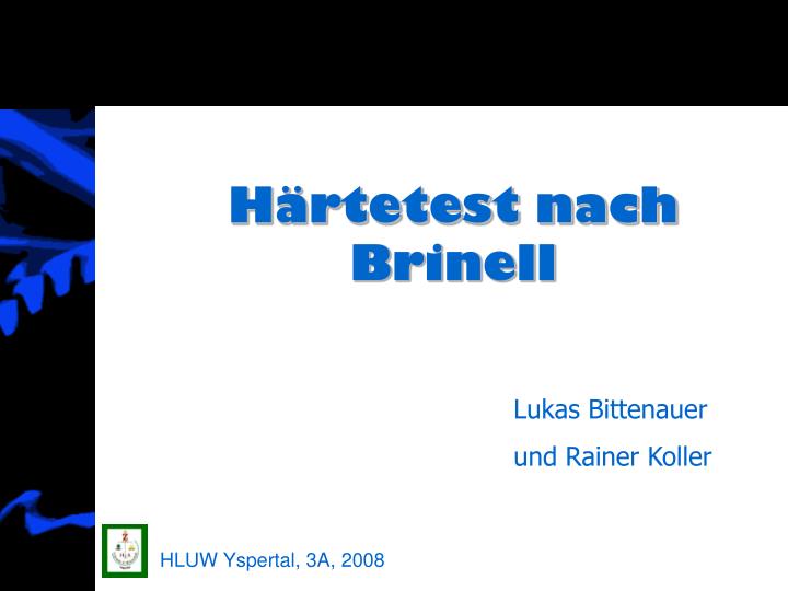 h rtetest nach brinell