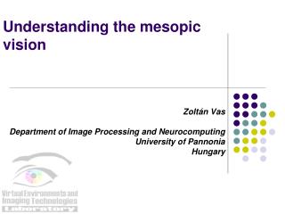 Understanding the mesopic vision
