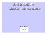 Progress in HAF in CMSSW Validation with WZ Sample at University of Zagreb - slide 1