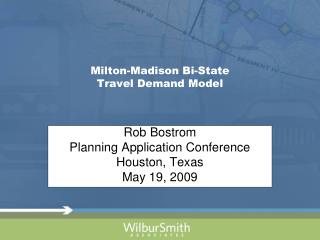 Milton-Madison Bi-State Travel Demand Model