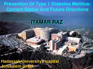Prevention Of Type 1 Diabetes Mellitus: Current Status And Future Directions