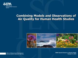 Combining Models and Observations of Air Quality for Human Health Studies