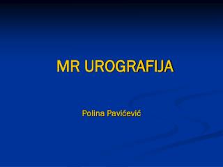 mr urograf ija