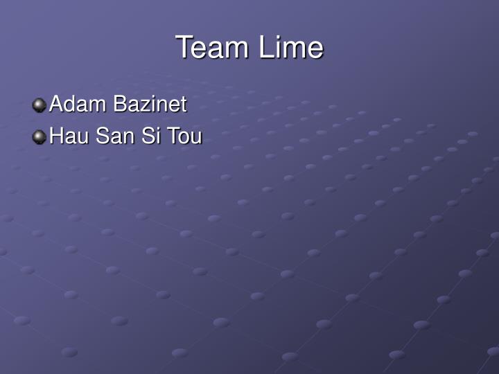 team lime