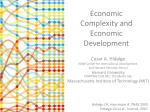 Economic Complexity and Economic Development - slide 1
