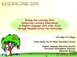 CCC Ming Yin College Ching Chung Hau Po Woon Secondary School English Language Education Section