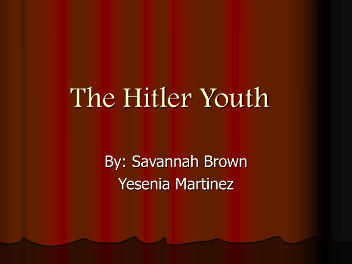 the hitler youth