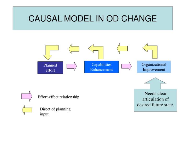 causal model in od change