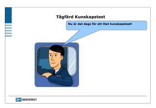 Tågfärd Kunskapstest