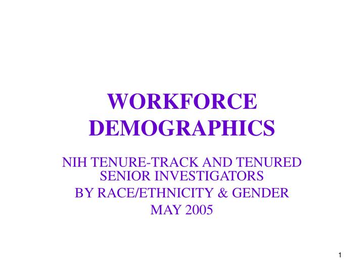 workforce demographics