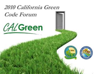 2010 California Green Code Forum