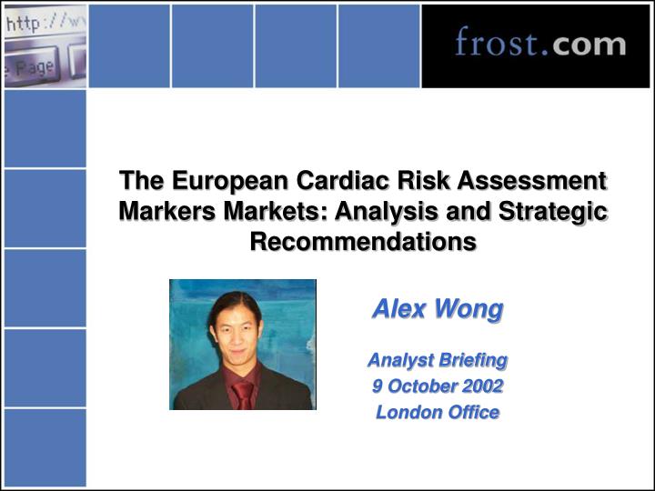 the european cardiac risk assessment markers markets analysis and strategic recommendations