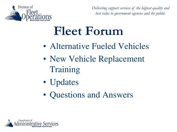 fleet forum