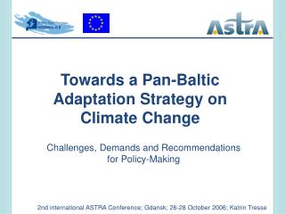 Towards a Pan-Baltic Adaptation Strategy on Climate Change