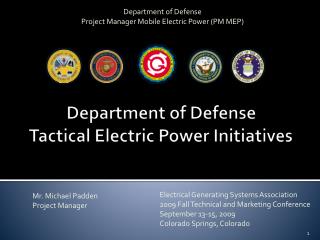 Department of Defense Tactical Electric Power Initiatives