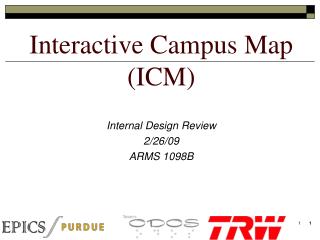 Interactive Campus Map (ICM)