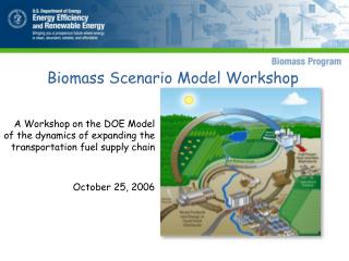 A Workshop on the DOE Model of the dynamics of expanding the transportation fuel supply chain