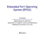 Embedded Port Operating System (EPOS)