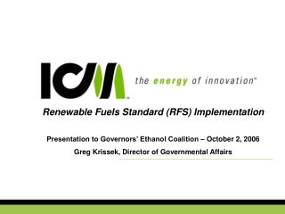 Renewable Fuels Standard (RFS) Implementation