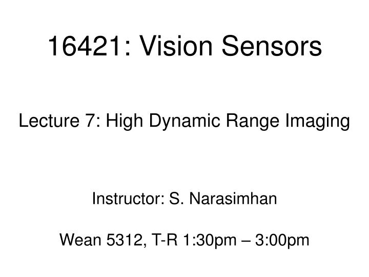 16421 vision sensors