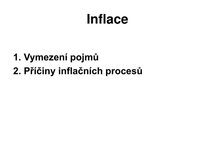 inflace