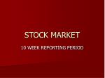 STOCK MARKET - slide 1