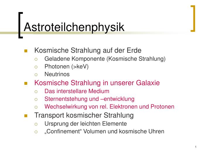 astroteilchenphysik