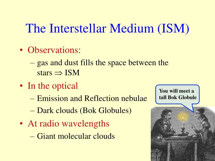 the interstellar medium ism