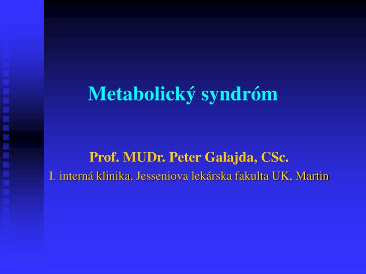 metabolick syndr m