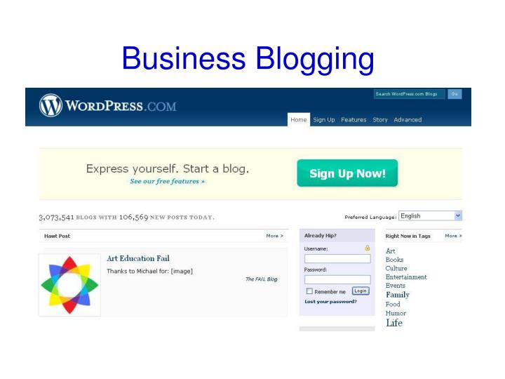 business blogging