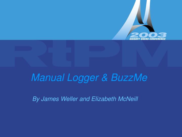 manual logger buzzme
