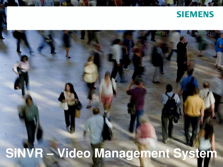 sinvr video management system