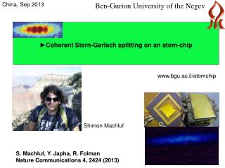 ?Coherent Stern-Gerlach splitting on an atom-chip