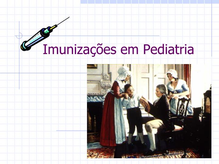 imuniza es em pediatria