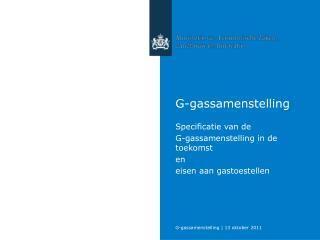 g gassamenstelling